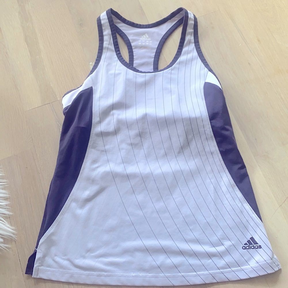 Adidas medium lavender purple tank
